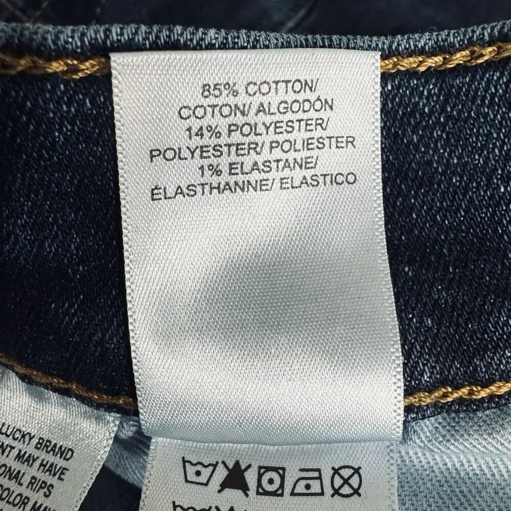 Lucky Brand Jeans Men's 410 Athletic Straight 38x34 Measure 39x33 Blue Stretch